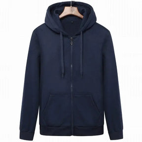 Moletom Masculino com Zíper Romenzi RZ114 com design moderno capuz e material premium que combina estilo casual e proteção contra o frio