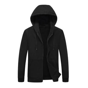 Moletom Masculino com Zíper Romenzi RZ114 com design moderno capuz e material premium que combina estilo casual e proteção contra o frio