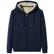 Moletom Masculino de Lã com Capuz Romenzi RZ102 com design clássico material premium e capuz para conforto e proteção nos dias mais frios