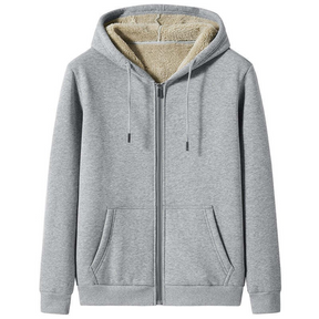 Moletom Masculino de Lã com Capuz Romenzi RZ102 com design clássico material premium e capuz para conforto e proteção nos dias mais frios