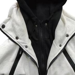 Moletom Masculino Gola Alta com Capuz Romenzi RZ111 com design contemporâneo gola alta capuz e material premium que combina estilo conforto e funcionalidade