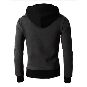 Moletom Masculino Gola Alta com Capuz Romenzi RZ111 com design contemporâneo gola alta capuz e material premium que combina estilo conforto e funcionalidade