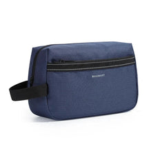 Nécessaire Bagsmart Romenzi Miller RZ675 em destaque, modelo sofisticado disponível em três cores elegantes, resistente e ideal para organização com estilo.
