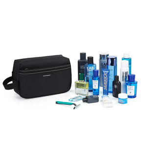 Nécessaire Bagsmart Romenzi Miller RZ675 em destaque, modelo sofisticado disponível em três cores elegantes, resistente e ideal para organização com estilo.