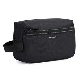 Nécessaire Bagsmart Romenzi Miller RZ675 em destaque, modelo sofisticado disponível em três cores elegantes, resistente e ideal para organização com estilo.