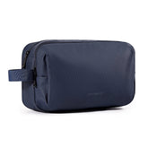 Nécessaire Bagsmart Romenzi Murphy RZ676 em destaque, modelo sofisticado disponível em azul, preto e cinza que oferece organização, estilo e praticidade.