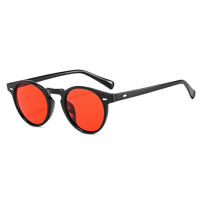 Óculos de Sol Romenzi Sydney RZ696 em detalhe, modelo contemporâneo com lentes escuras UV400 que oferecem conforto, proteção solar e estilo sofisticado.