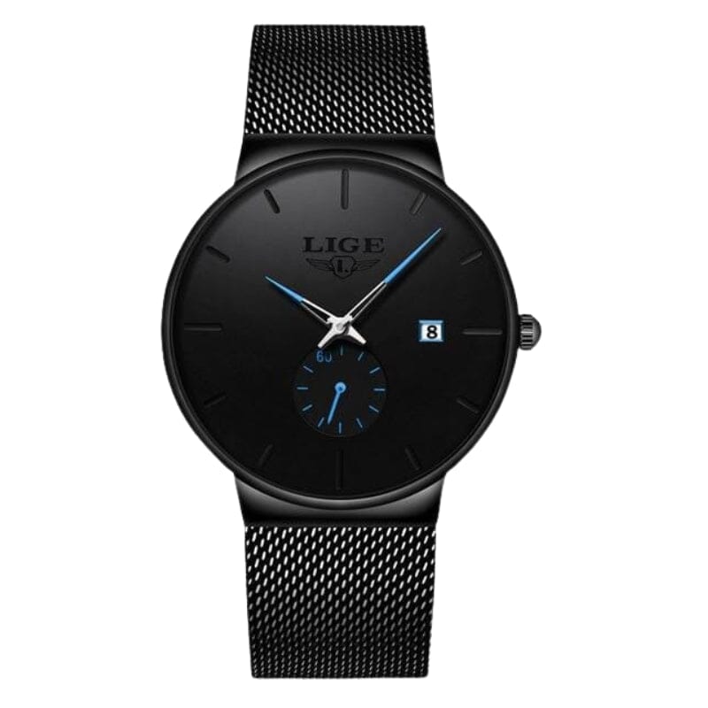Relógio Masculino LIGE Minimalista Romenzi RZ530 em estilo minimalista, com linhas modernas, acabamento refinado e versatilidade para compor diferentes looks.