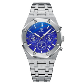 Relógio Masculino Romenzi Aero RZ700 com design imponente, pulseira ajustável e resistência à água, unindo estilo, conforto e durabilidade em todas ocasiões.