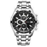 Relógio Masculino Romenzi Cardster RZ704 com pulseira em aço inoxidável 904L, mostrador em vidro de safira e design sofisticado que une estilo e durabilidade.