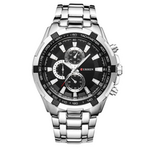 Relógio Masculino Romenzi Cardster RZ704 com pulseira em aço inoxidável 904L, mostrador em vidro de safira e design sofisticado que une estilo e durabilidade.