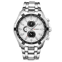 Relógio Masculino Romenzi Cardster RZ704 com pulseira em aço inoxidável 904L, mostrador em vidro de safira e design sofisticado que une estilo e durabilidade.