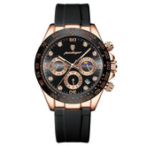 Relógio Masculino Romenzi Chronotype RZ706 com pulseira em aço inox 904L e vidro de safira, design sofisticado e resistente que une precisão e estilo.