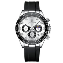 Relógio Masculino Romenzi Chronotype RZ706 com pulseira em aço inox 904L e vidro de safira, design sofisticado e resistente que une precisão e estilo.
