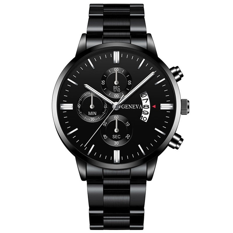 Relógio Masculino Romenzi Fusion RZ710 com pulseira em aço inoxidável 904L, mostrador em safira e design contemporâneo que une sofisticação e durabilidade.