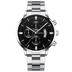 Relógio Masculino Romenzi Fusion RZ710 com pulseira em aço inoxidável 904L, mostrador em safira e design contemporâneo que une sofisticação e durabilidade.