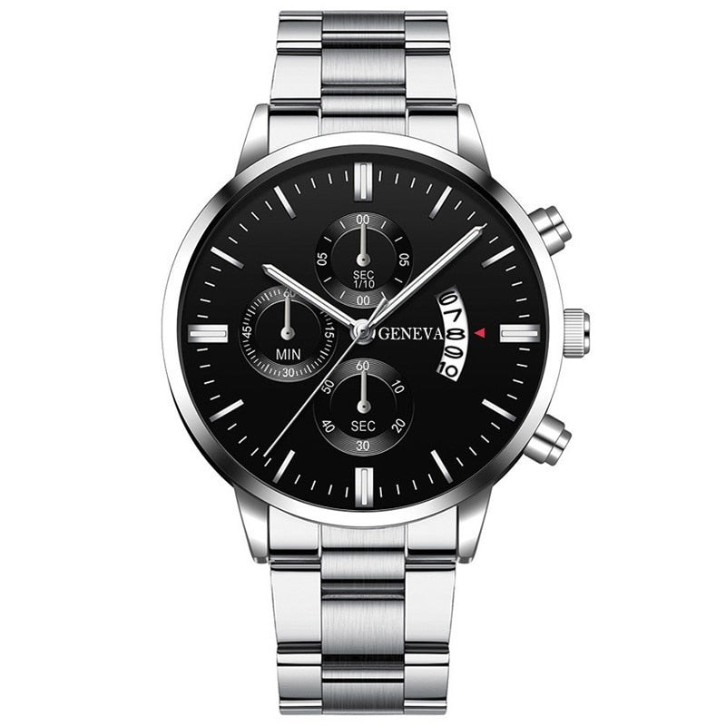 Relógio Masculino Romenzi Fusion RZ710 com pulseira em aço inoxidável 904L, mostrador em safira e design contemporâneo que une sofisticação e durabilidade.