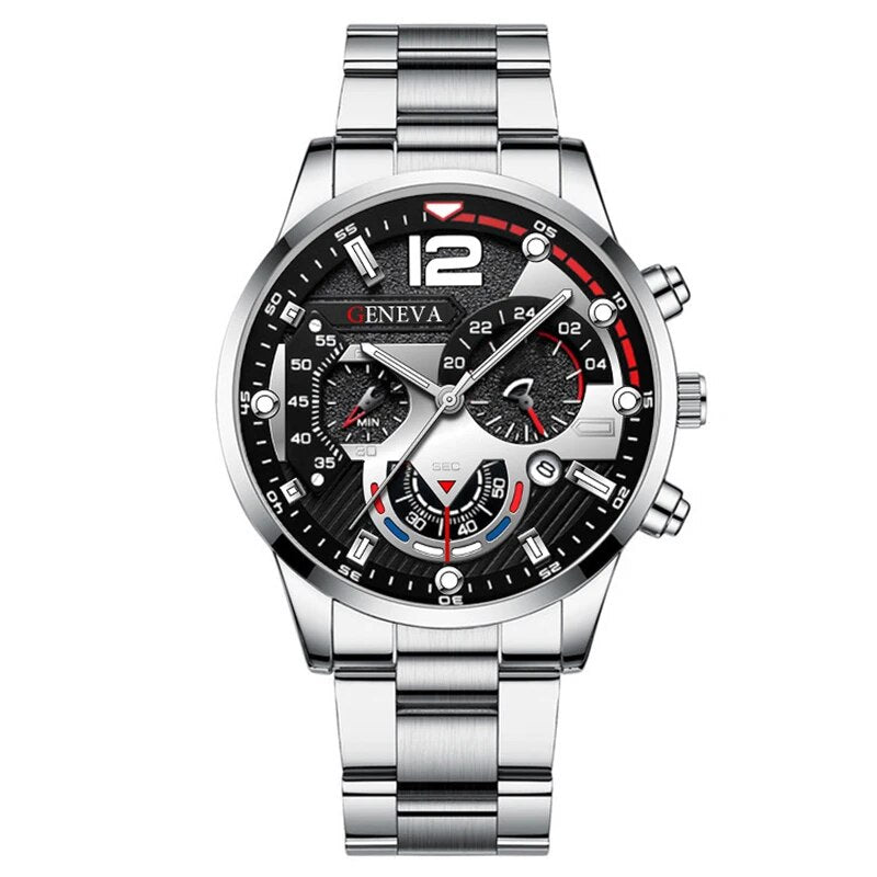Relógio Masculino Romenzi Genesis RZ711 com mecanismo de quartzo japonês, design sofisticado e resistente que une precisão, estilo e funcionalidade.