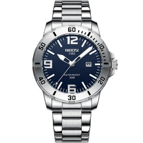 Relógio Masculino Romenzi Nibosi RZ717 feito com materiais de alta qualidade, design sofisticado, conforto e durabilidade para estilo versátil e elegante.
