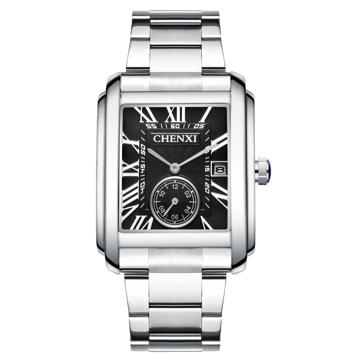 Relógio Masculino Romenzi Retro RZ721 com pulseira em aço inoxidável, mostrador em vidro safira e design vintage que une sofisticação, estilo e conforto.