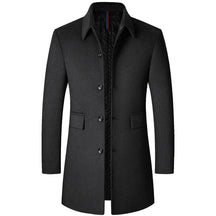 Sobretudo Masculino de Lã Grife Romenzi RZ093, com gola polo, corte perfeito e tecido premium, ideal para homens elegantes em diversas ocasiões.