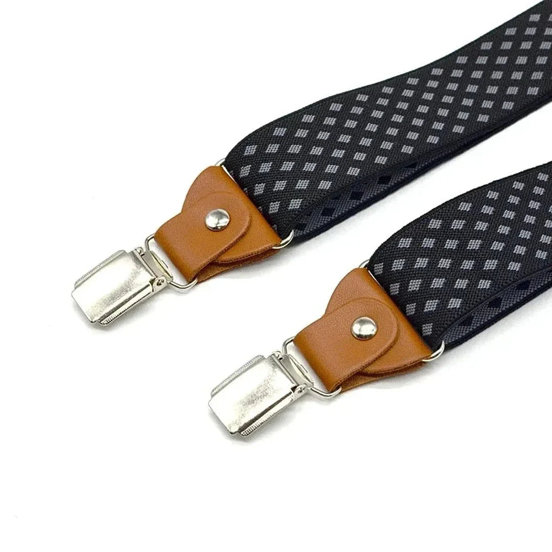 Suspensório Masculino Decorado Romenzi RZ767 feito com materiais de alta qualidade, design sofisticado e ajuste confortável que une estilo e durabilidade.