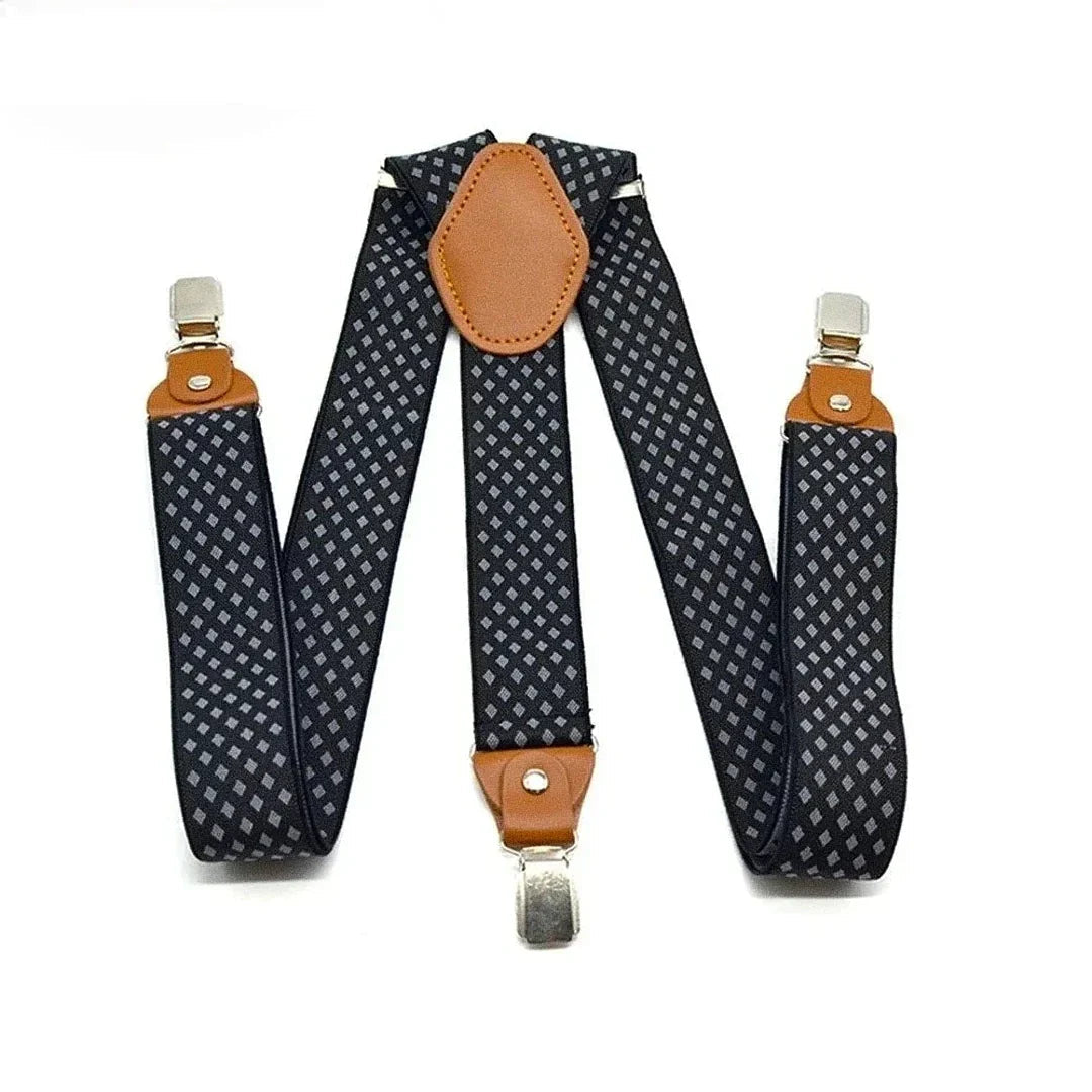 Suspensório Masculino Decorado Romenzi RZ767 feito com materiais de alta qualidade, design sofisticado e ajuste confortável que une estilo e durabilidade.