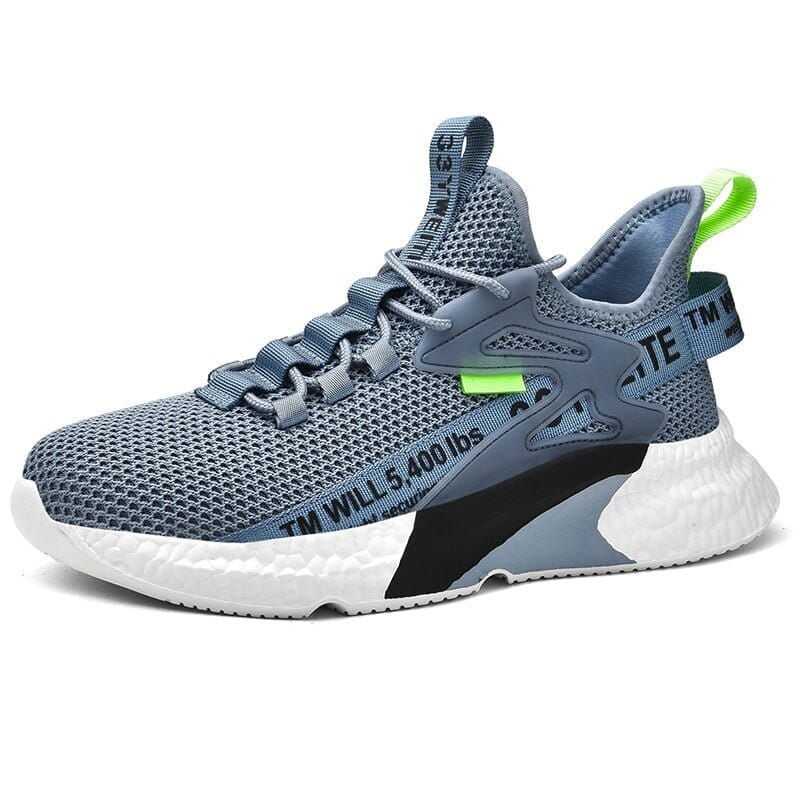 Tênis Esportivo Masculino Romenzi RZ434 com design moderno, rede mesh respirável e sola EVA para conforto, leveza e performance em todos os momentos
