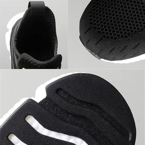 Tênis Esportivo Run Pro Romenzi RZ441 com malha mesh, palmilha TPR anatômica e solado emborrachado para máximo conforto e impacto reduzido.