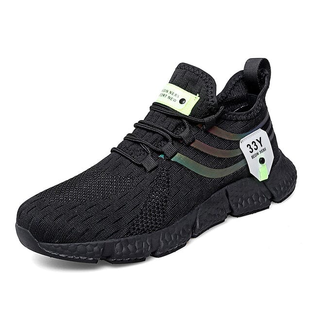 Tênis Esportivo Run Pro Romenzi RZ441 com malha mesh, palmilha TPR anatômica e solado emborrachado para máximo conforto e impacto reduzido.