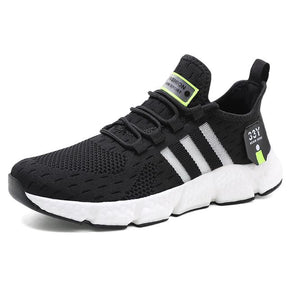 Tênis Esportivo Run Romenzi RZ440 com malha mesh, palmilha anatômica e solado emborrachado para conforto, leveza e segurança em qualquer ocasião.