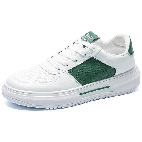 Tênis Masculino Romenzi RZ418 em poliuretano com cadarço ajustável, sola aderente e palmilha macia em EVA para visuais casuais com sofisticação.